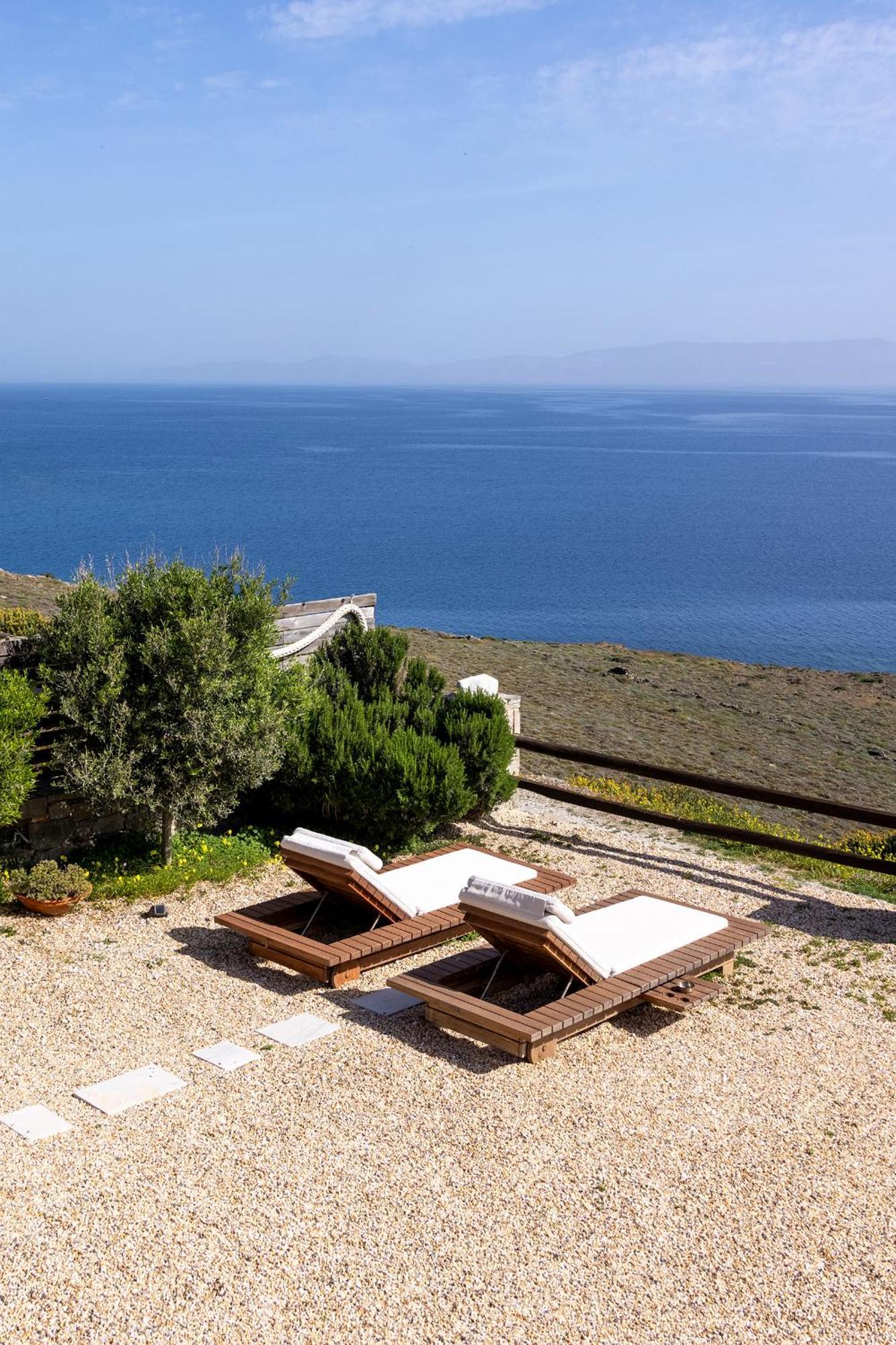 Aegean View - Seaside Apartment In Syros Azolimnos Exterior foto