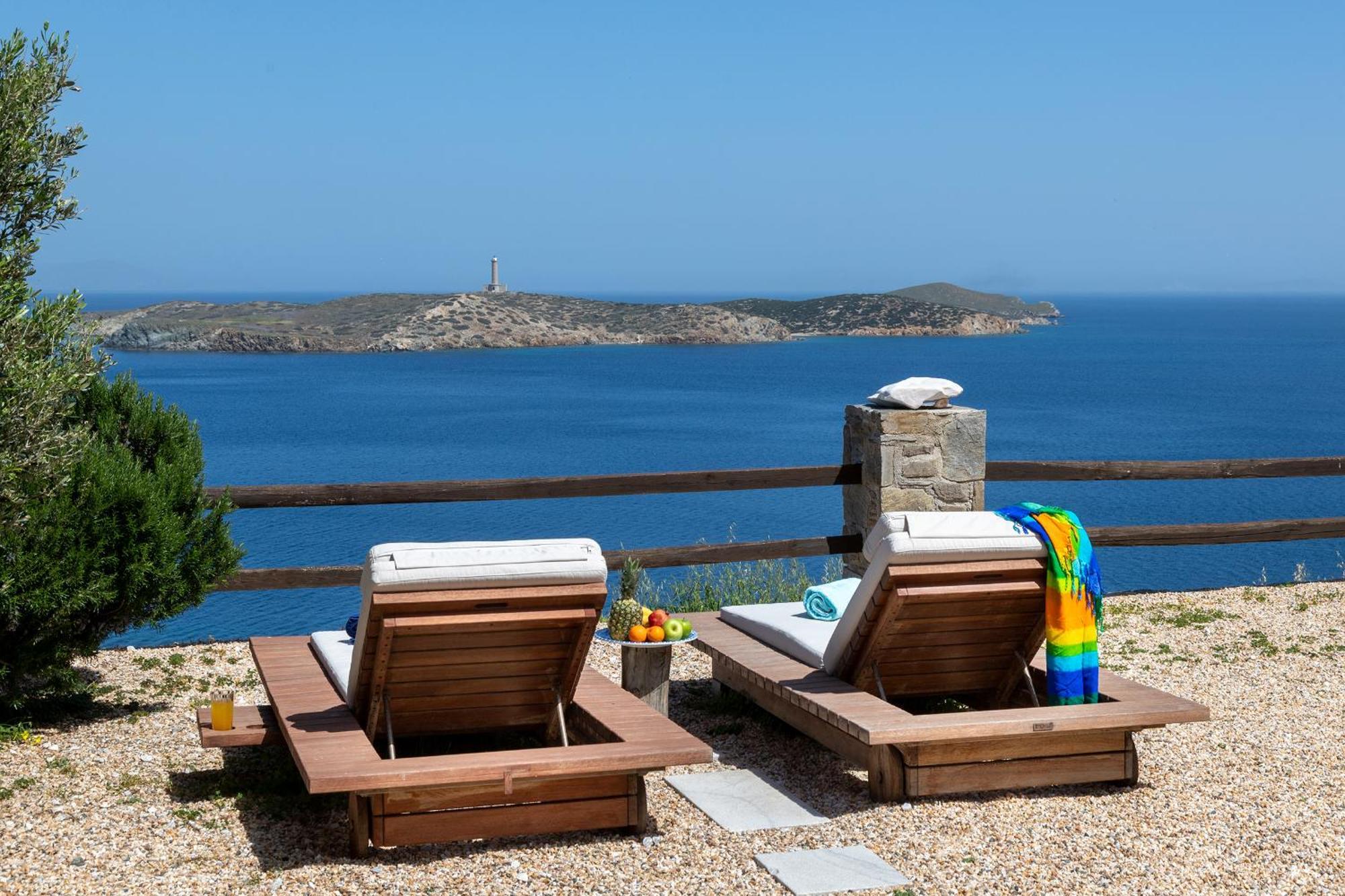 Aegean View - Seaside Apartment In Syros Azolimnos Exterior foto